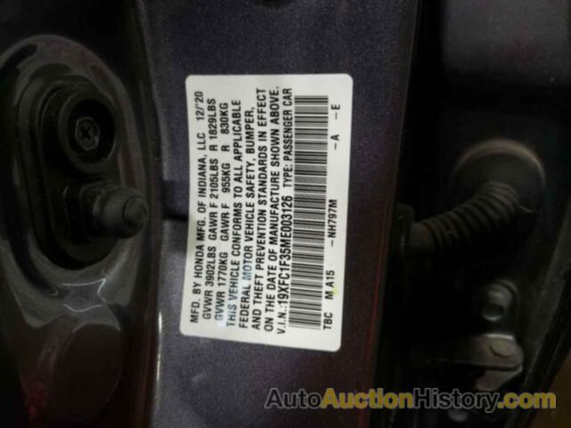 HONDA CIVIC EX, 19XFC1F35ME003126