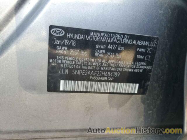 HYUNDAI SONATA SE, 5NPE24AF2JH684189