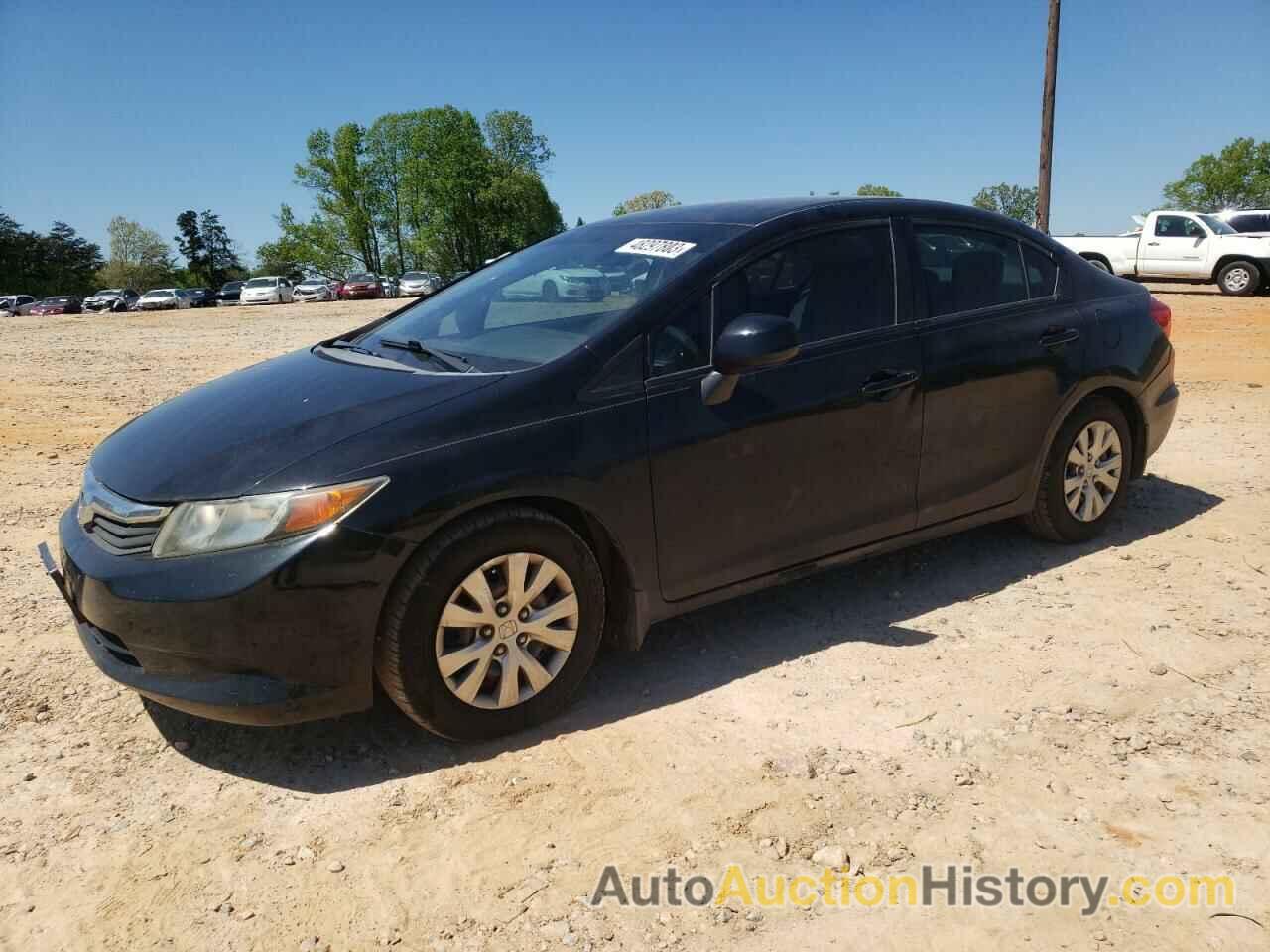 2012 HONDA CIVIC LX, 19XFB2F53CE371247