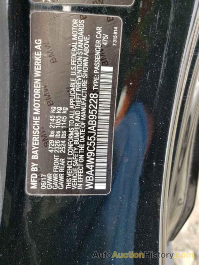 BMW 4 SERIES, WBA4W9C55JAB95228