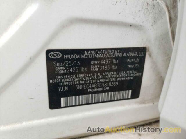 HYUNDAI SONATA SE, 5NPEC4AB7EH818369