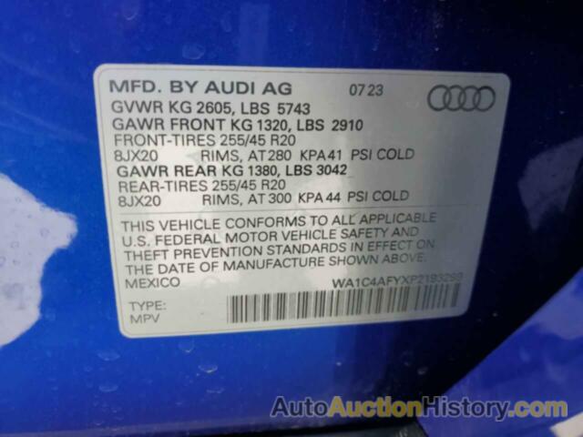 AUDI SQ5 PRESTIGE, WA1C4AFYXP2193299