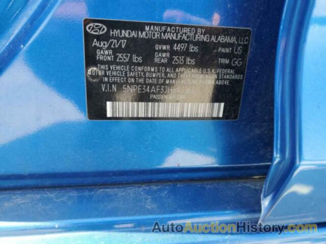 HYUNDAI SONATA SPORT, 5NPE34AF3JH643163