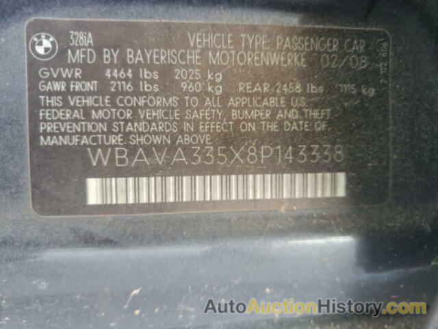 BMW 3 SERIES I, WBAVA335X8P143338