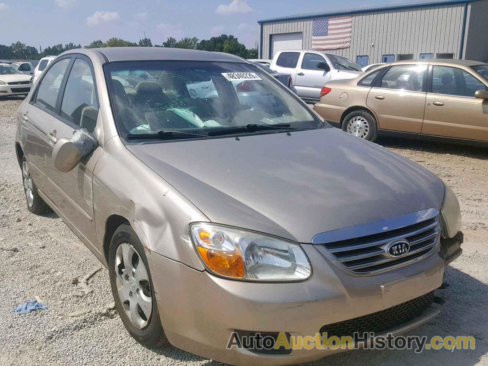 2007 KIA SPECTRA EX EX, KNAFE121275412681