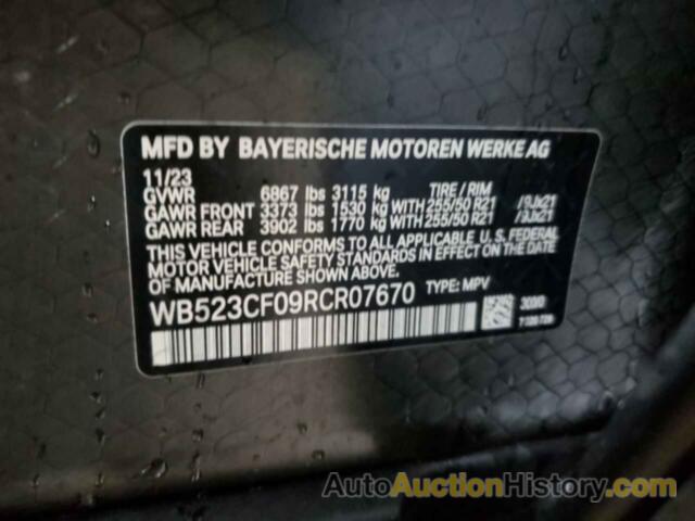 BMW IX XDRIVE5 XDRIVE50, WB523CF09RCR07670