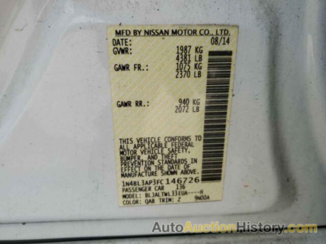 NISSAN ALTIMA 3.5S, 1N4BL3AP3FC146726