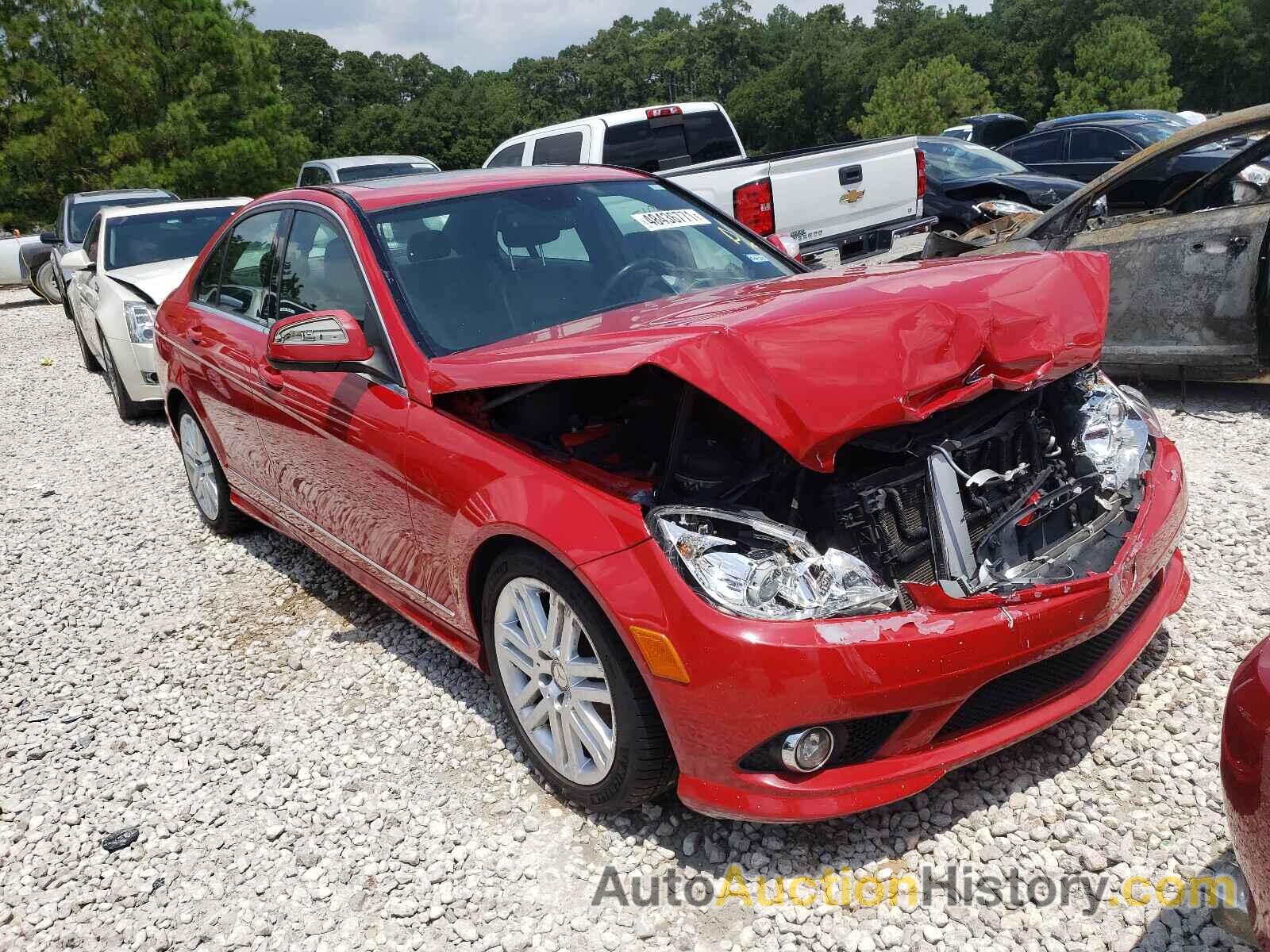 2009 MERCEDES-BENZ C CLASS 300 4MATIC, WDDGF81X69R068891