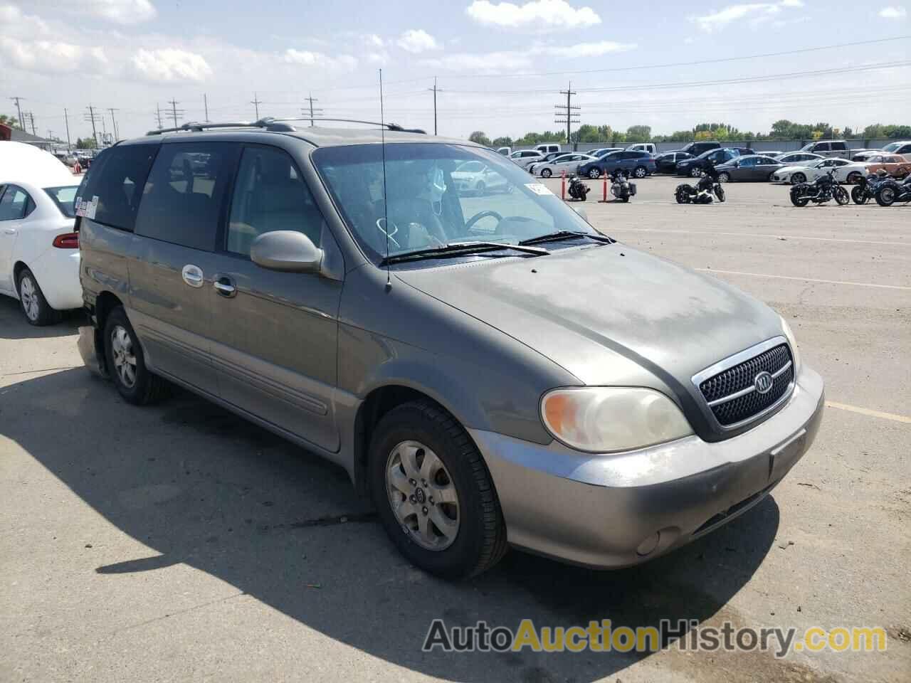 2004 KIA SEDONA EX, KNDUP131946514147