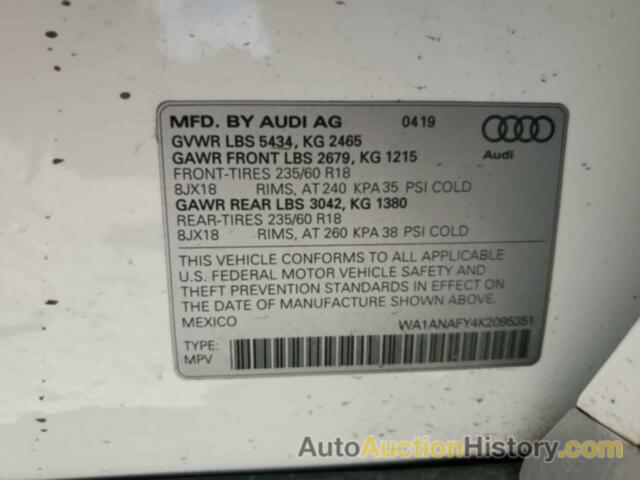 AUDI Q5 PREMIUM, WA1ANAFY4K2095351