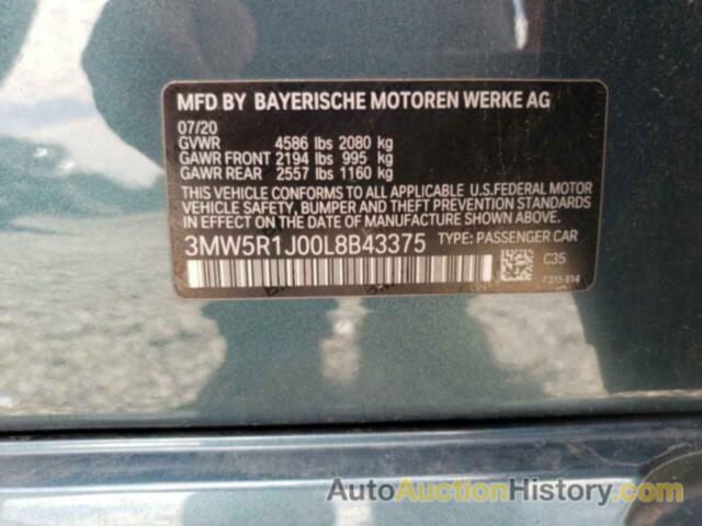 BMW 3 SERIES, 3MW5R1J00L8B43375