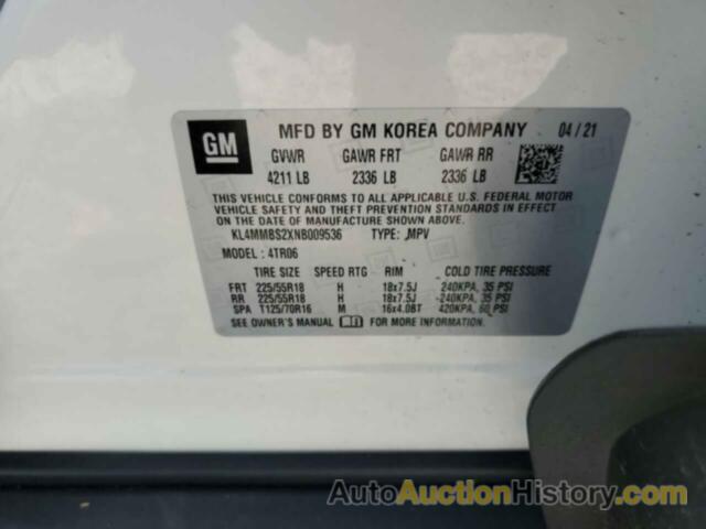 BUICK ENCORE PREFERRED, KL4MMBS2XNB009536