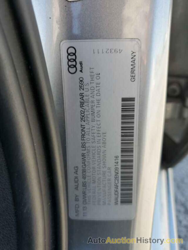 AUDI A6 PREMIUM PLUS, WAUDFAFC2EN091416