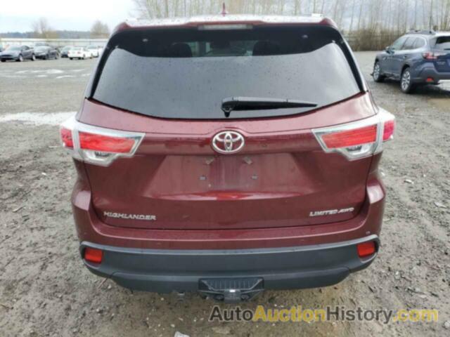 TOYOTA HIGHLANDER LIMITED, 5TDDKRFH9FS099453