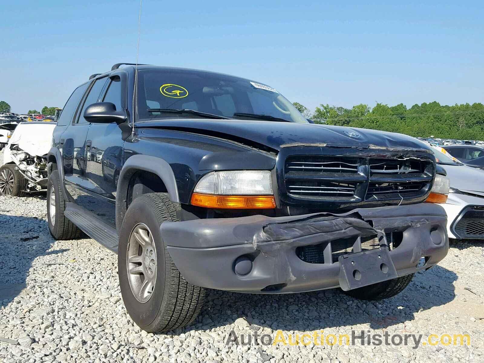 2003 DODGE DURANGO SP SPORT, 1D4HS38N03F616798