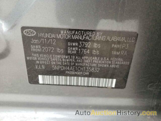 HYUNDAI ELANTRA GLS, 5NPDH4AE1CH135832