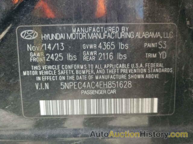 HYUNDAI SONATA SE, 5NPEC4AC4EH851628