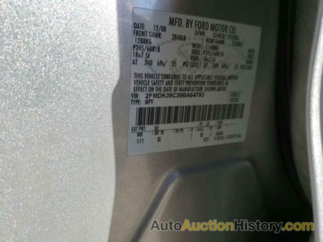 FORD EDGE LIMITED, 2FMDK39C39BA64793