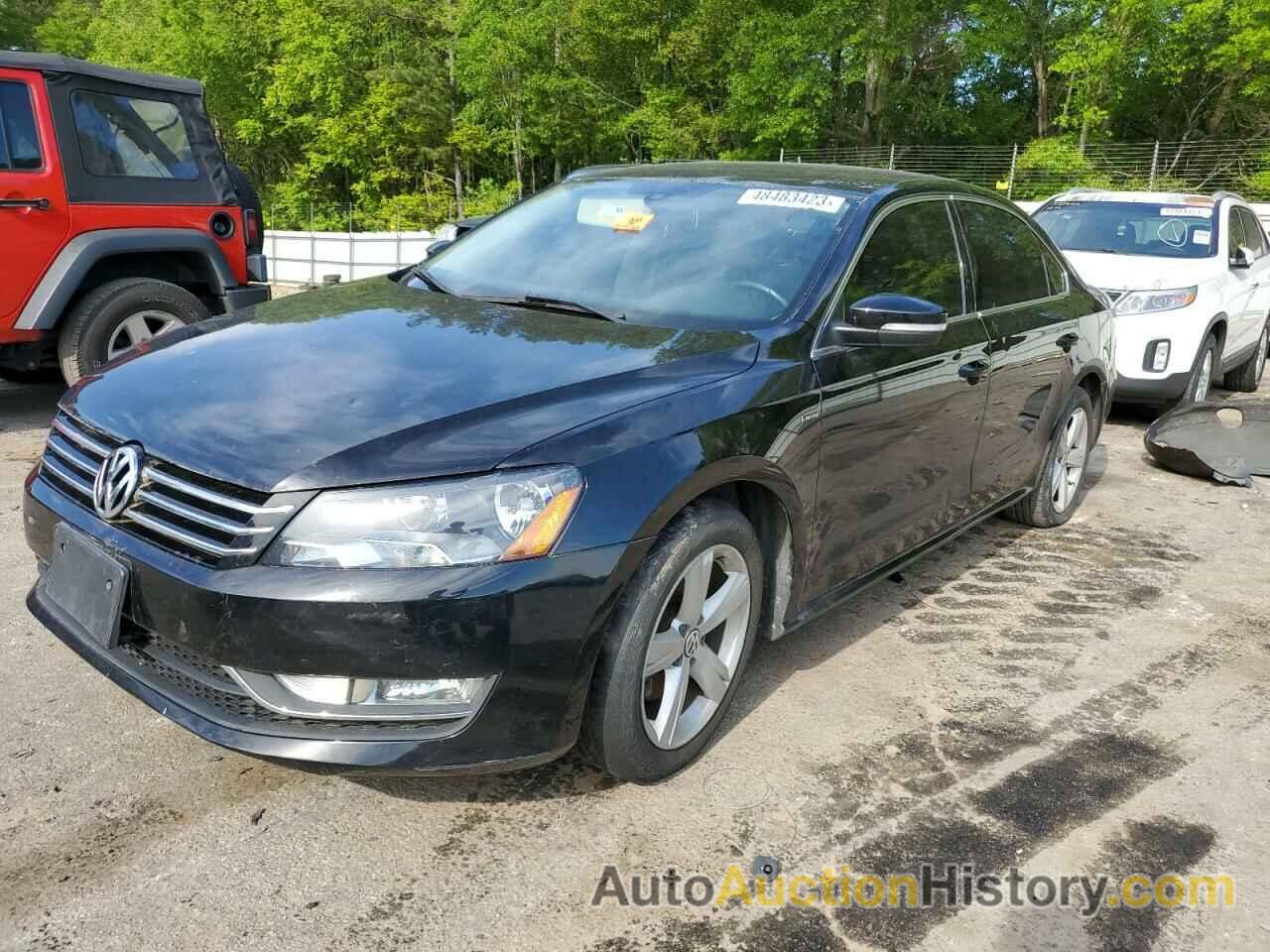 2015 VOLKSWAGEN PASSAT S, 1VWAT7A39FC122745