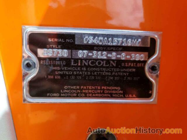 LINCOLN ALL OTHER, 54WA15716H