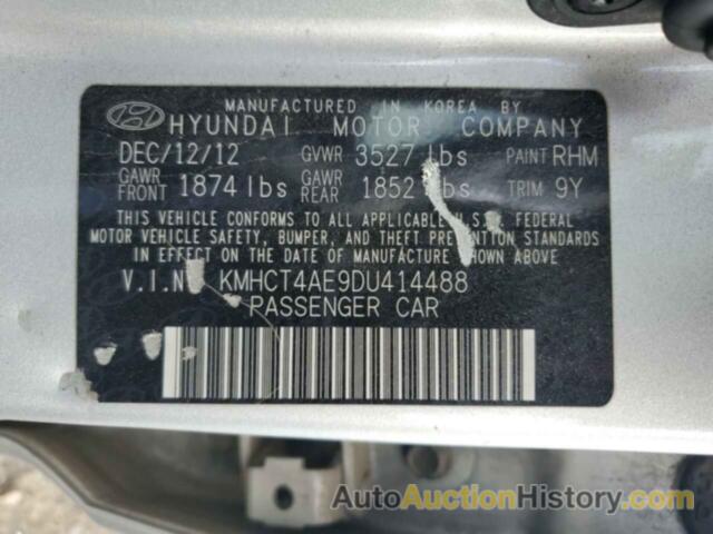 HYUNDAI ACCENT GLS, KMHCT4AE9DU414488