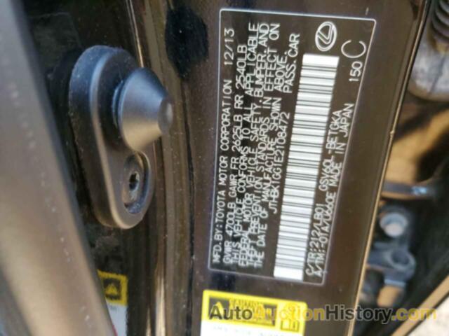 LEXUS ES350 350, JTHBK1GG1E2108472