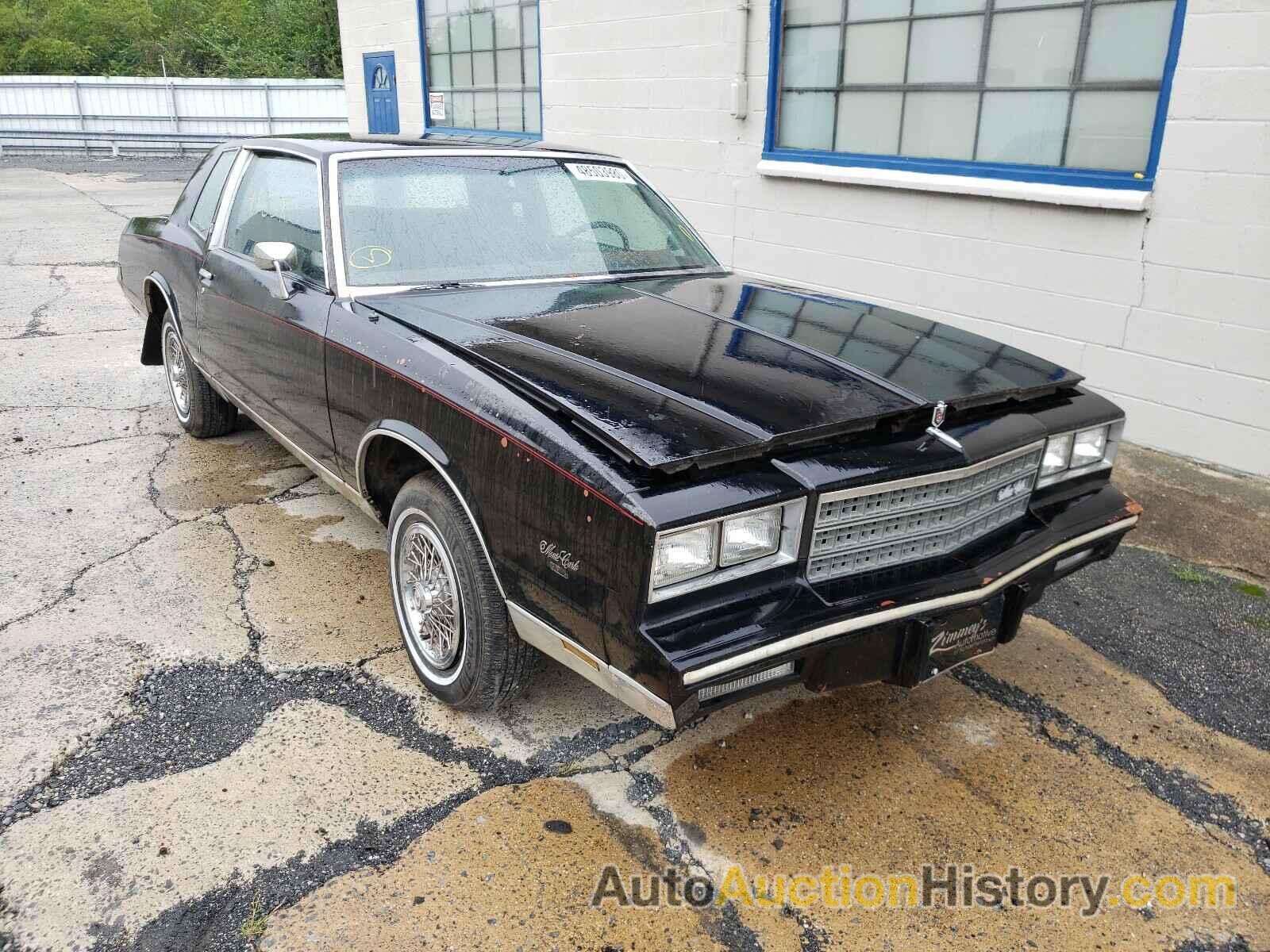 1984 CHEVROLET MONTECARLO, 1G1AZ3798EB110749