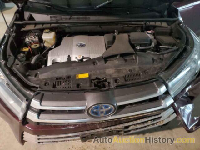 TOYOTA HIGHLANDER HYBRID LIMITED, 5TDDGRFH8JS048309