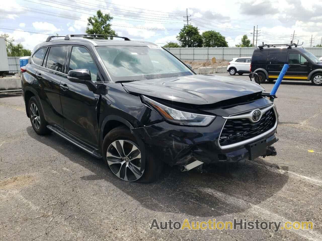 2020 TOYOTA HIGHLANDER XLE, 5TDHZRBH2LS025080