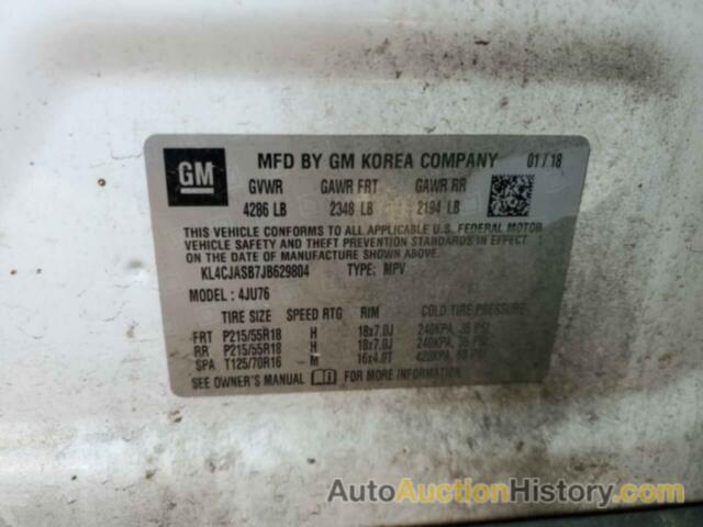 BUICK ENCORE PREFERRED, KL4CJASB7JB629804