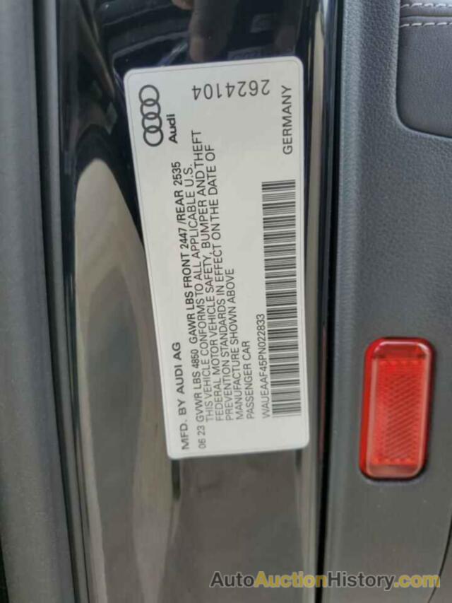 AUDI A4 PREMIUM PLUS 45, WAUEAAF45PN022833