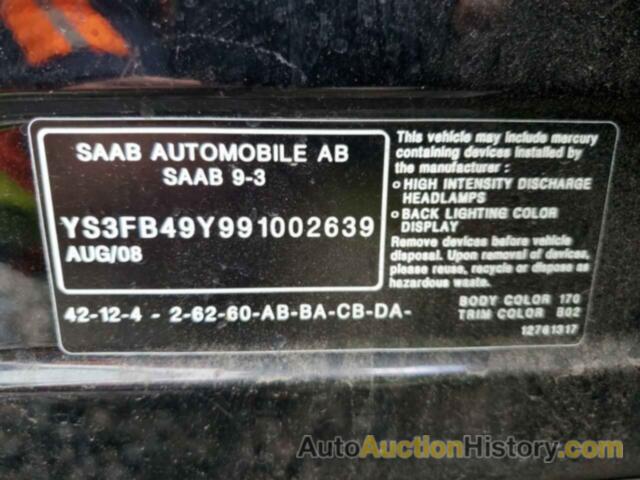 SAAB 9 3 2.0T, YS3FB49Y991002639