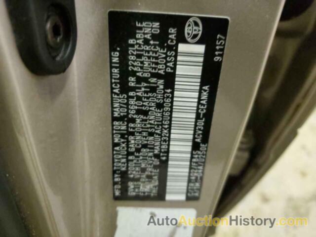 TOYOTA CAMRY LE, 4T1BE32K46U690634