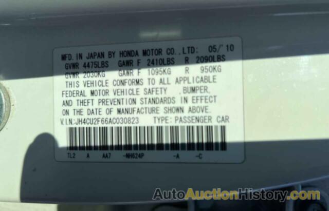 ACURA TSX, JH4CU2F66AC030823