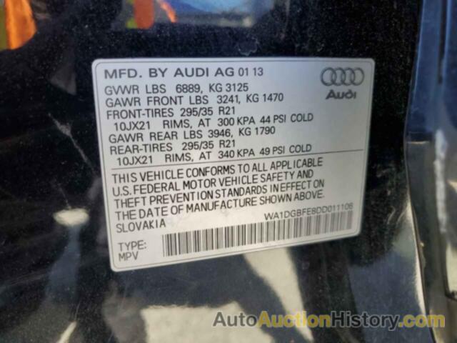 AUDI Q7 PRESTIGE, WA1DGBFE8DD011106