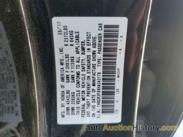 HONDA ACCORD TOURING, 1HGCR3F96HA043176