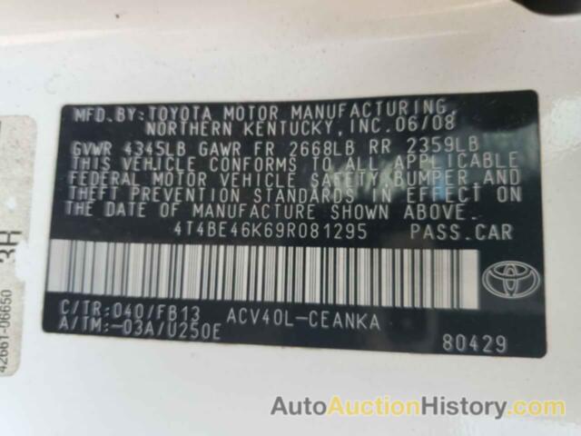 TOYOTA CAMRY BASE, 4T4BE46K69R081295