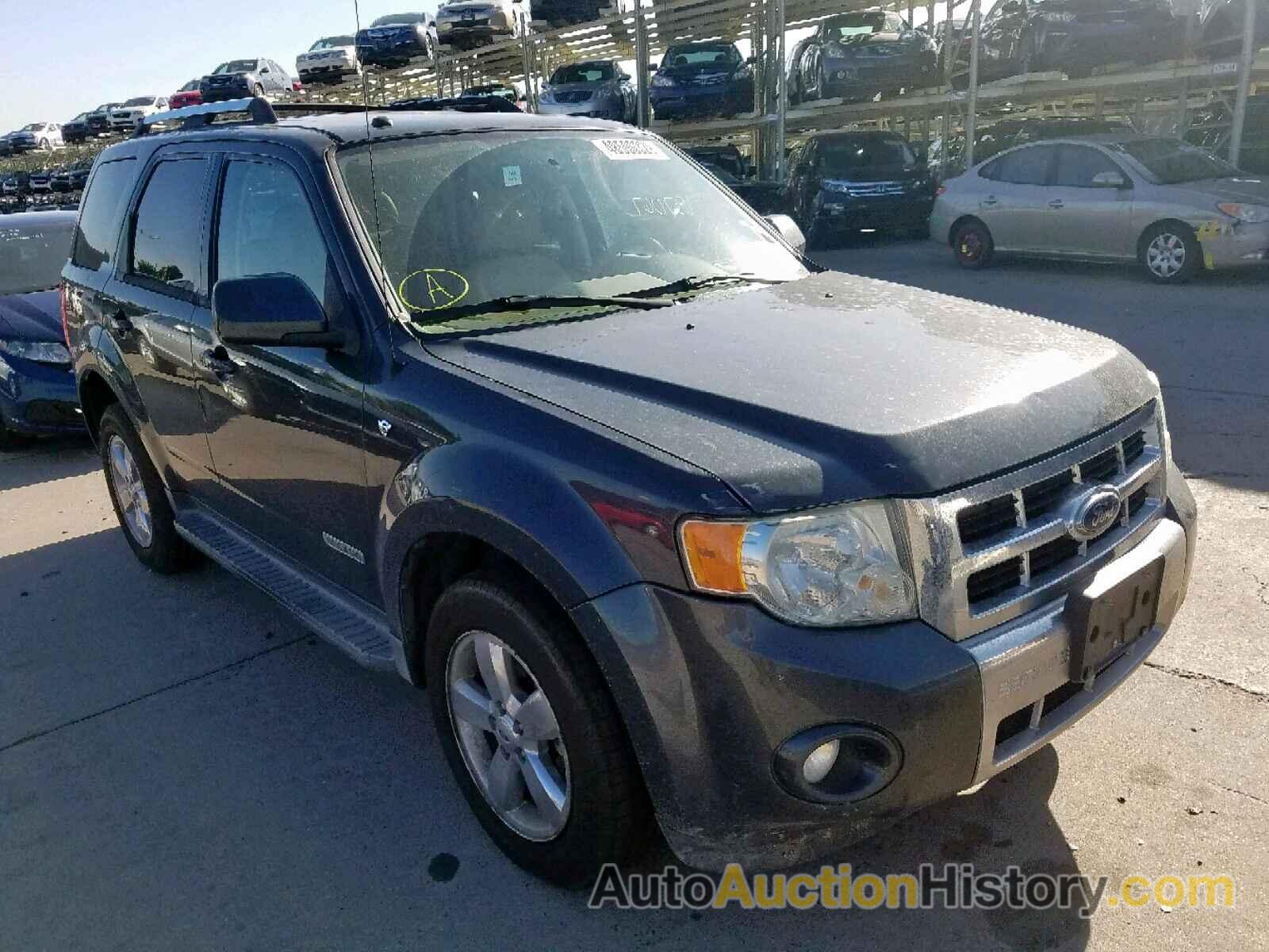 2008 FORD ESCAPE LIM LIMITED, 1FMCU04158KB66465