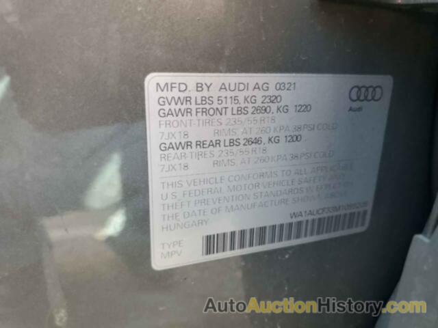 AUDI Q3 PREMIUM 40, WA1AUCF33M1099208