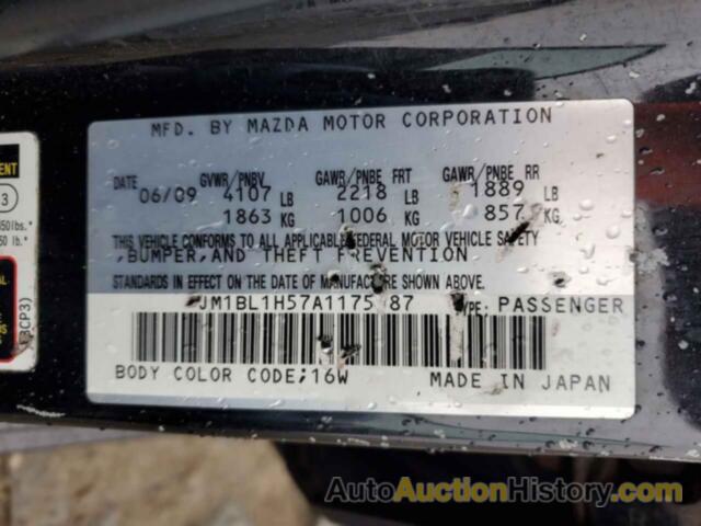 MAZDA MAZDA3 S, JM1BL1H57A1175587