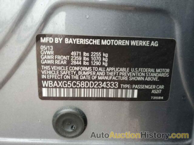 BMW 5 SERIES I, WBAXG5C58DD234333