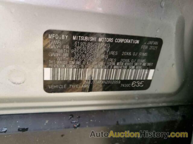 MITSUBISHI OUTLANDER ES, JA4J3TA8XNZ002059