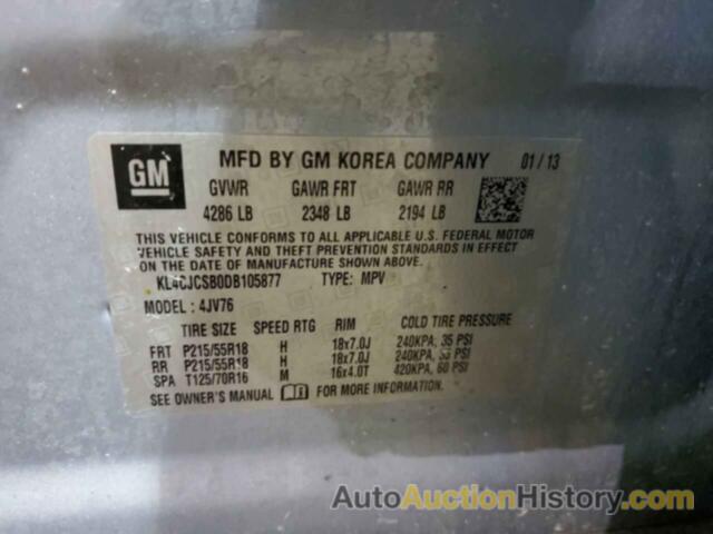 BUICK ENCORE, KL4CJCSB0DB105877