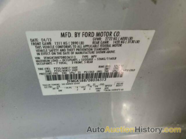 FORD FLEX SE, 2FMGK5B87DBD36513