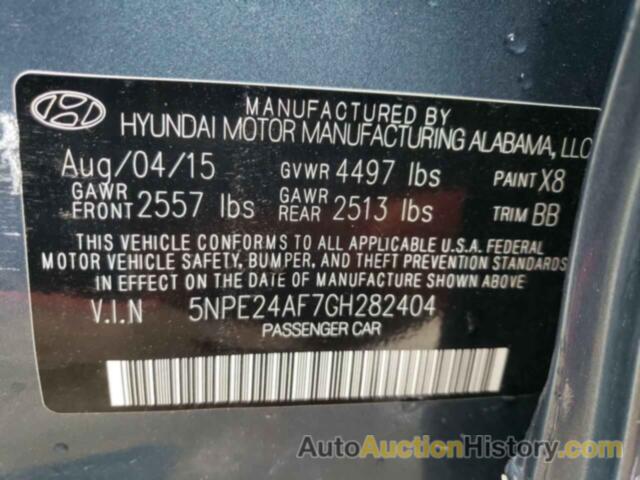 HYUNDAI SONATA SE, 5NPE24AF7GH282404