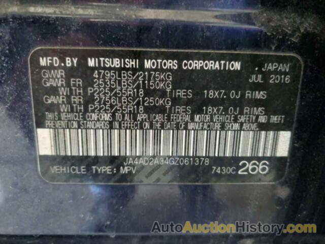 MITSUBISHI OUTLANDER ES, JA4AD2A34GZ061378