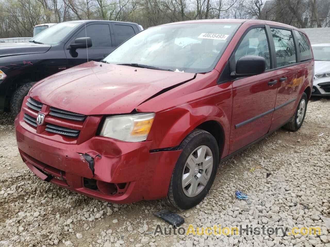 2008 DODGE CARAVAN SE, 2D8HN44H28R712797