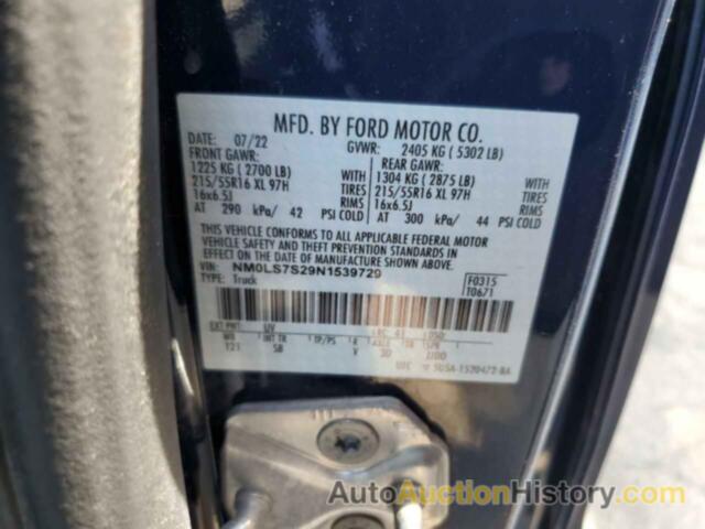 FORD TRANSIT XL, NM0LS7S29N1539729