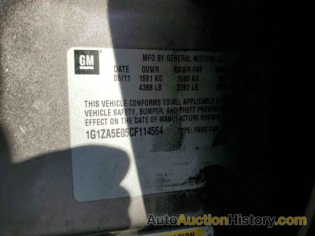 CHEVROLET MALIBU LS, 1G1ZA5E05CF114564