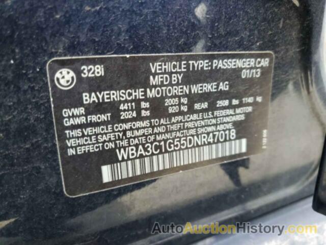 BMW 3 SERIES I SULEV, WBA3C1G55DNR47018